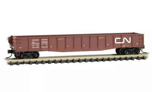 04600470Micro-Trains N Canadian National 50′ Fishbelly Side Gondola #143722