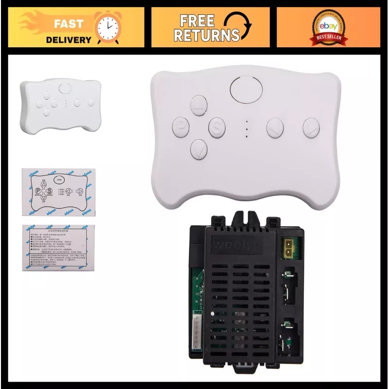 12V Electric Ride-On Car Remote Control Set for Kids – Bluetooth & 2.4G Receiver