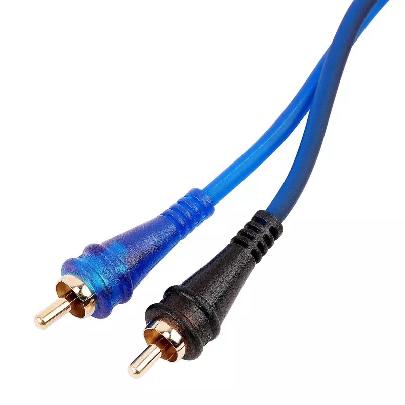 3FT Frosted RCA Audio Cable (BMV-BLS-3), 10-Pack (10 Individual Cables)