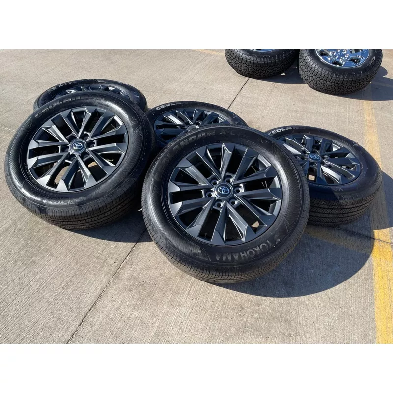 (5) 20″ Toyota Land Cruiser OEM wheels rims 94057 Tundra Sequoia 2024 2025 2026