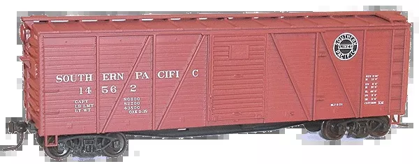 Accurail 71121 HO Scale 40′ Single Sheath Boxcar Kit Southern Pacific SP