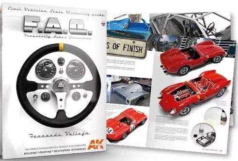 AK Interactive 282 FAQ Civil Vehicles Scale Modeling Guide Book