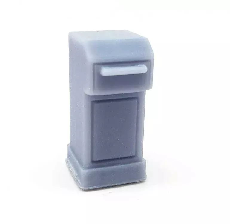 All Scale Minatures 870997 Postal Drop Boxes -- pkg(5) HO Scale