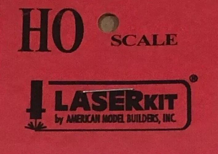 American Model Builders 373 HO Scale Etched Lavatory Window Diamond Pattern Branchline 8-1-2