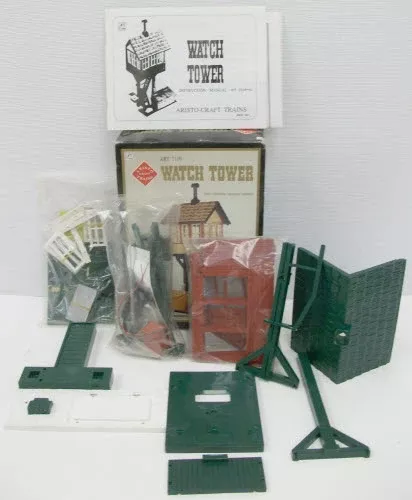 Aristo-Craft ART-7109 Elevated Switch Tower-Holiday Colors