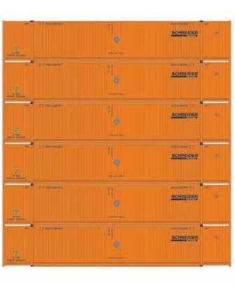Athearn 28524 HO Scale 53' CIMC Intermodal Container Schneider SNLU
