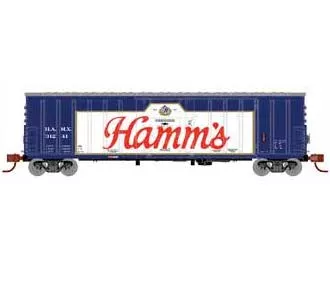 Athearn 3861 N Scale 50′ NACC Boxcar Hamm’s Beer HAMX 31241