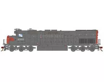 Athearn 86879 HO Scale EMD SD45T-2 Cotton Belt 9395 Primed for Grime