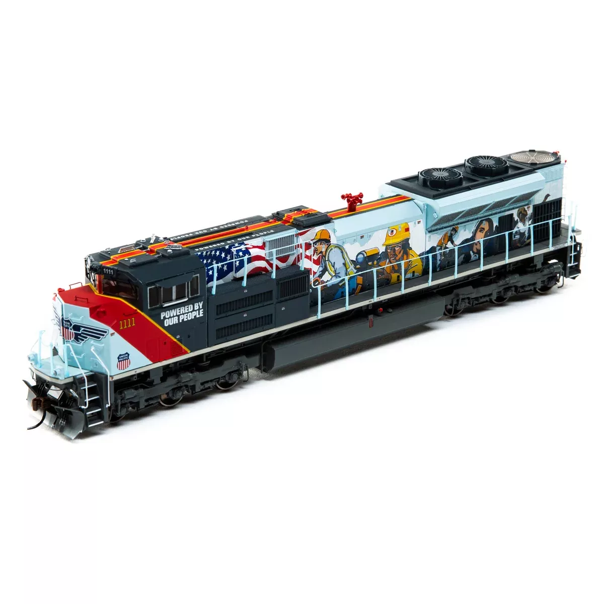 Athearn Genesis G11110 HO Scale SD70ACe Union Pacific "Powered by Our People" UP 1111 - DCC