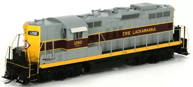 Athearn Genesis G62445 HO Scale EMD GP9 Erie Lackawanna EL 1260 with DCC