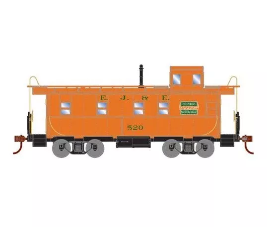 Athearn RTR 74036 HO Scale Cupola Caboose Elgin, Joliet and Eastern EJ&E 520