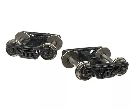 Atlas Model Railroad 195200 HO Scale Amsted Rail Low-Deck Swing-Motion Truck with 28″ Metal Wheels — 1 Pair