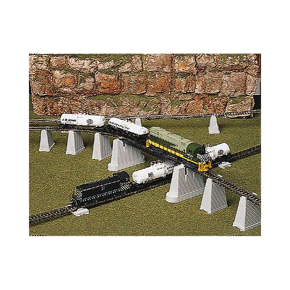Atlas Model Railroad 80 HO Scale Over-N-Under 47-Piece Pier Set
