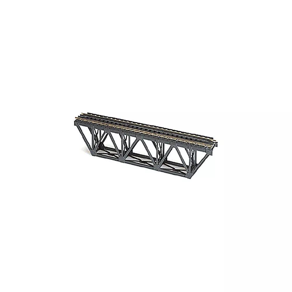 Atlas Model Railroad 884 HO Scale 65′ Deck Truss Bridge – Kit — Code 100 Nickel-Silver Rail – 9″ 22.9cm