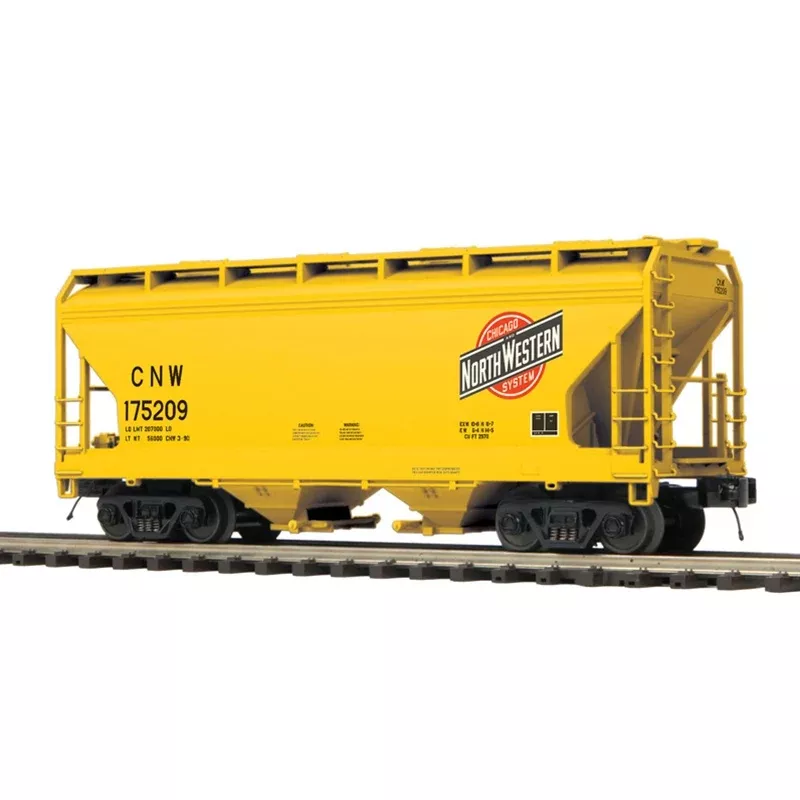 Atlas O Premier 3001092 O Scale 2 Bay Covered Hopper Chicago NorthWestern C&NW