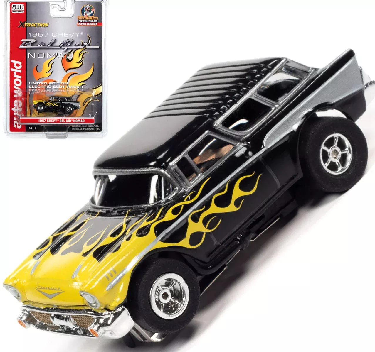 Auto World 1957 Chevrolet Nomad Exclusive Limited Edition HO Slot Car Protinker