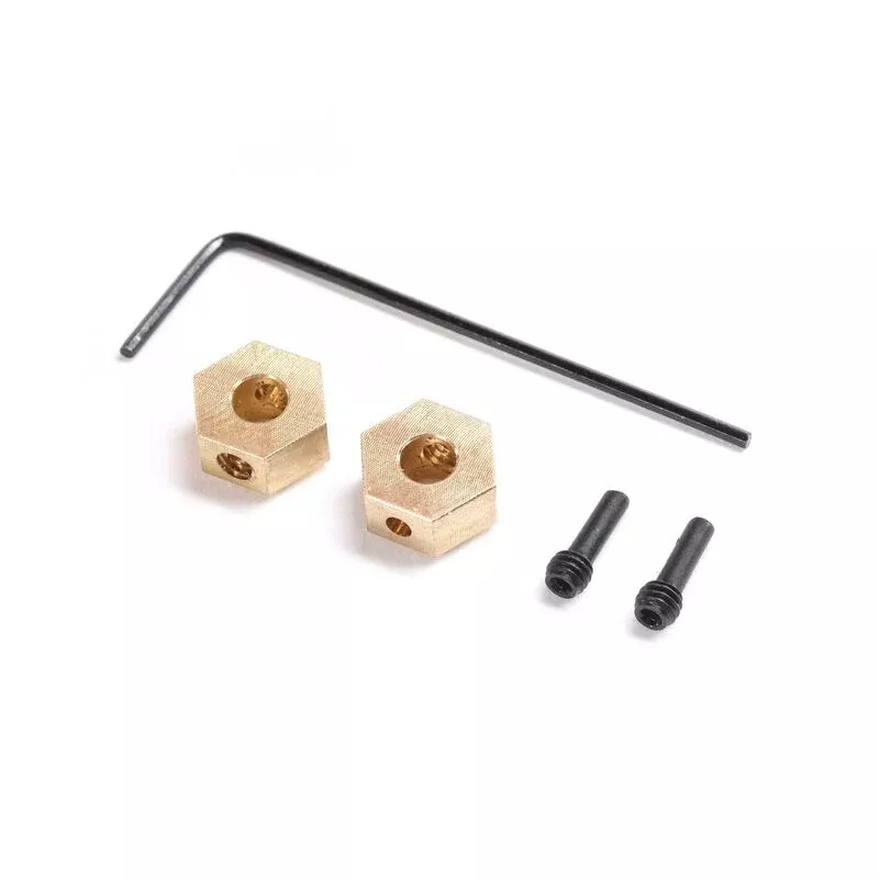 Axial AXI302002 1g Brass Hex Hubs for SCX24 and AX24