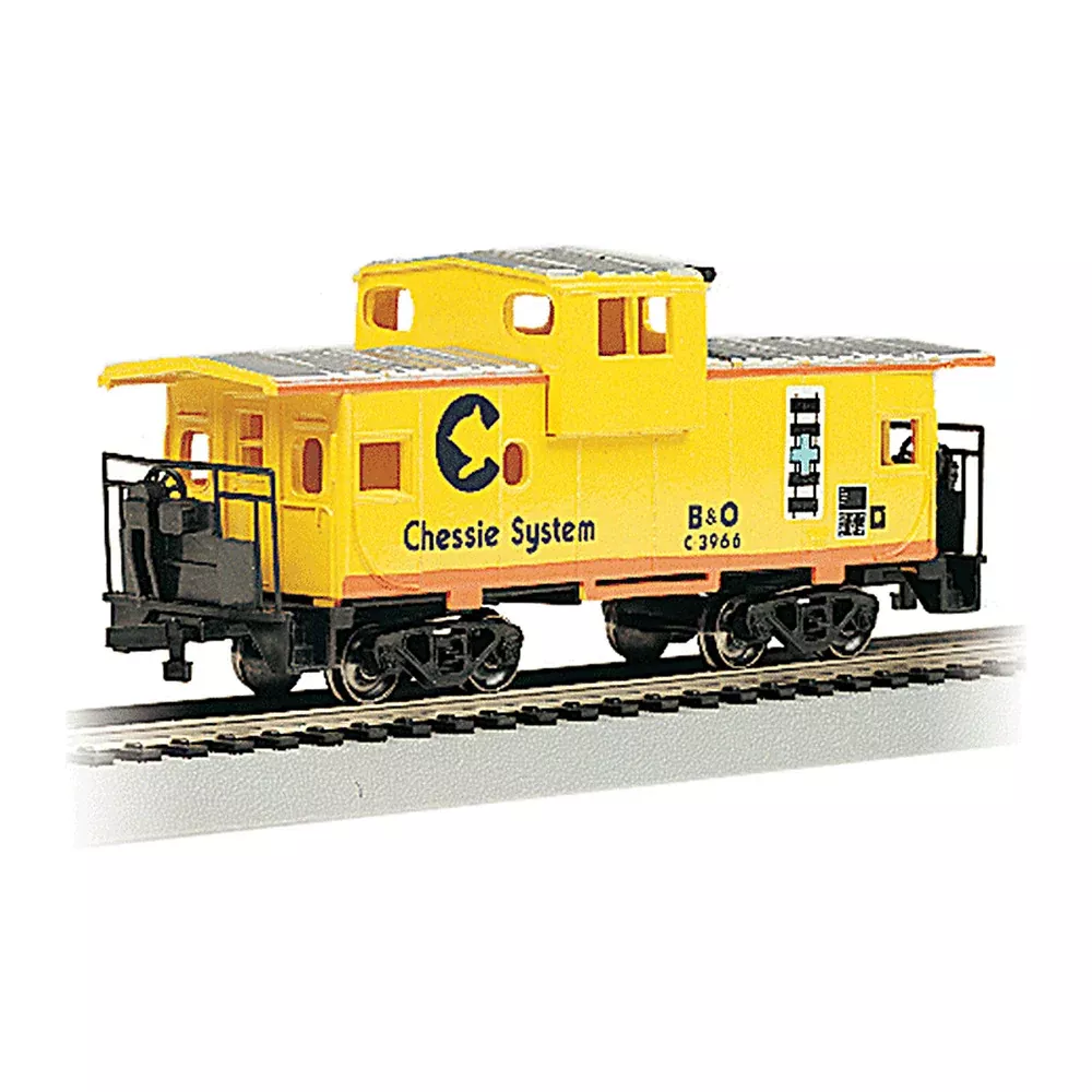 Bachmann 17709 HO Scale 36' Wide-Vision Caboose Si Chessie System