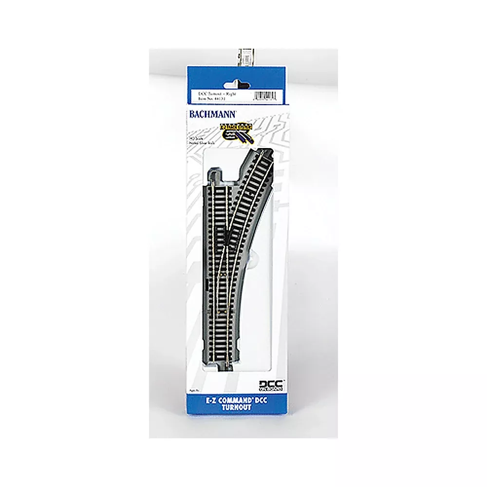 Bachmann 44131 HO Scale Decoder-Equipped Nickel Silver E-Z Track