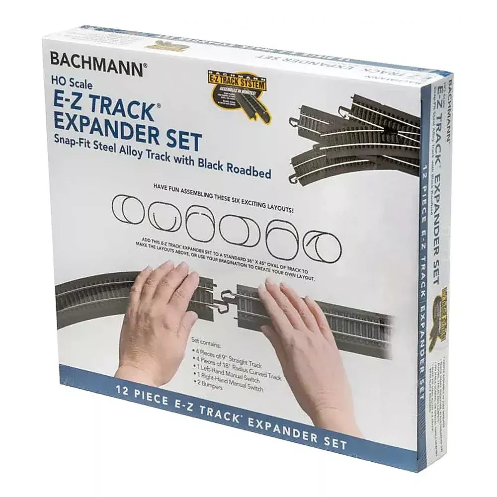 Bachmann 44494 HO Scale E-Z Track — Expander Set E-Z Track Steel Rail