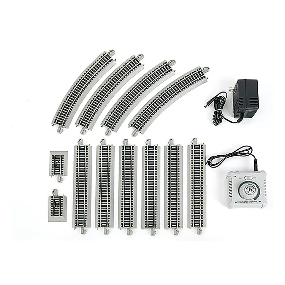 Bachmann 44547 HO Scale E-Z Track Reversing System Nickel Silver Gray
