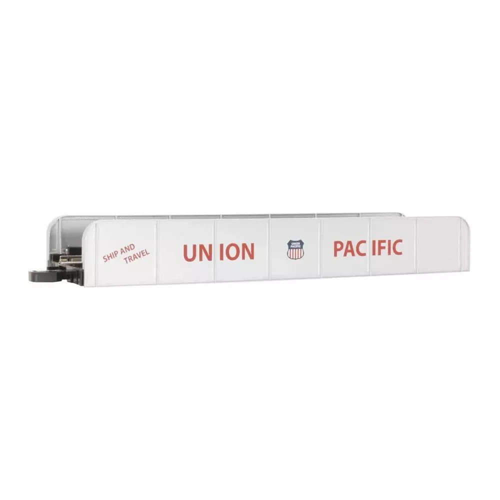 Bachmann 44602 HO Scale Girder Bridge – E-Z Track(R) – Assembled — Union Pacific (silver, red) – 10-1/2″ 26.7cm Long