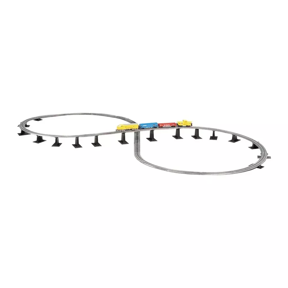 Bachmann 44877 N Scale E-Z Track N Scale Over-Under Figure-8 Track