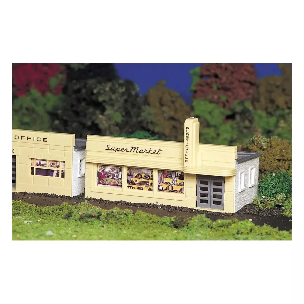 Bachmann 45141 HO Scale Plasticville USA Supermarket