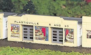 Bachmann 45142 HO Scale Plasticville Classic Kit – 5 & 10 Store — 2-1/8 x 4-5/8″ 5.5 x 11.8cm