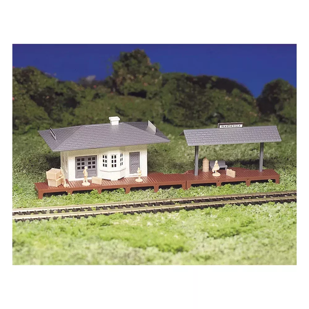 Bachmann 45173 HO Scale Plasticville USA Suburban Station