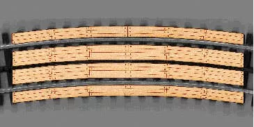 Blair Line 215 Wd Grade Xing 3Rl 54" Dia O Scale