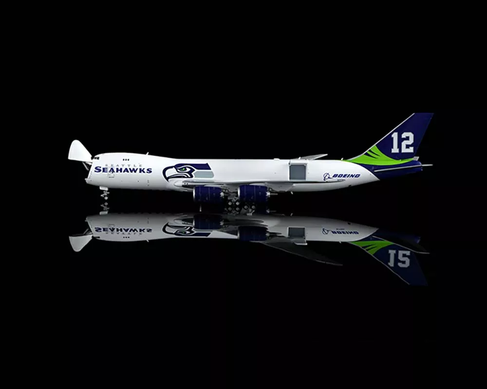 Boeing B747-8F Seahawks, Interactive N770BA 1:400 Scale HX Models HX-B631006CNo reviews yet. Write a review!
