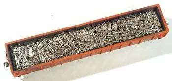 Chooch Enterprises 7238 HO Scale Cast Resin Freight Car Load — Stamping Plant Scrap for Gondola (car sold separately)
