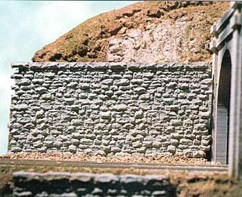 Chooch Enterprises 8302 All Scale Random Stone Retaining Wall -- Medium - 7 x 3-3/8"17.8 x 8.6cm