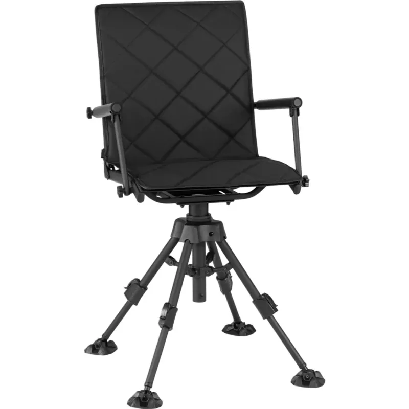 Costway 360 Silent Swivel Hunting Seat 5-Level Adjustable 22724061 New