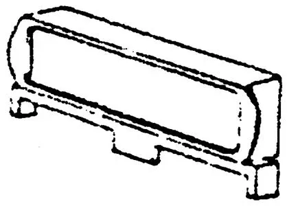 Custom Finishing 345 HO Scale Number Boards — For Locomotives & Rail Diesel Cars (RDC) 1 Pair