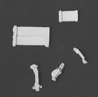 Detail Associates 6213 HO Scale Boxcar Parts — Handles, Hatches &