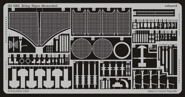 Eduard 35698 1/35 Armor- King Tiger Henschel for DML