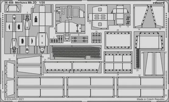 Eduard 36458 1/35 Armor- Merkava Mk 2D for TAO