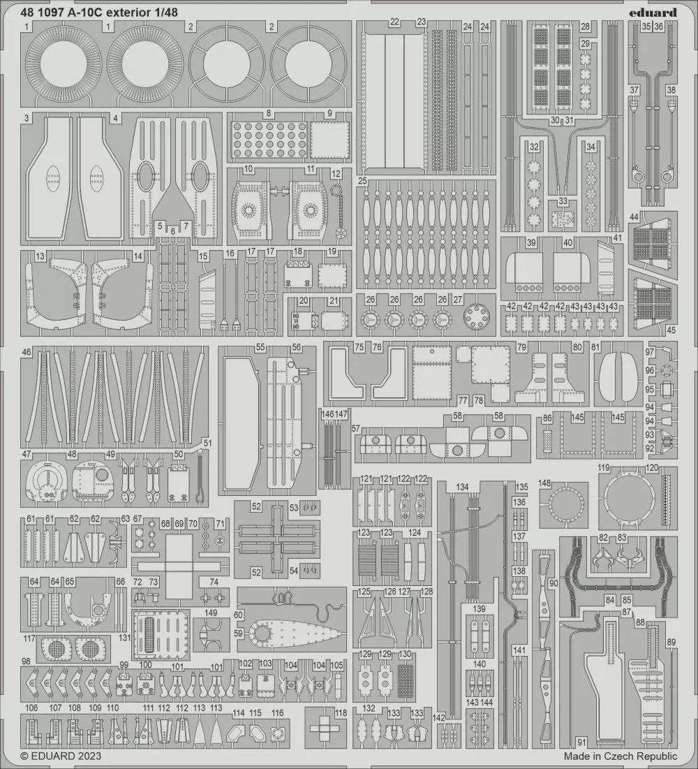 Eduard 481097 1/48 Aircraft- A10C Exterior for HBO