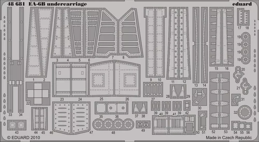 Eduard 48681 1/48 Aircraft- EA6B Undercarriage for KIN