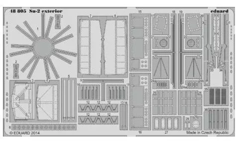 Eduard 48805 1/48 Aircraft- Su2 Exterior for ZVE