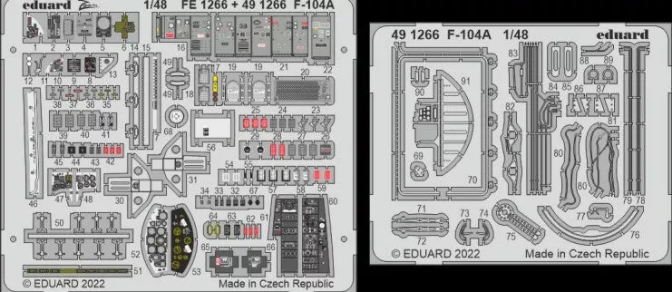 Eduard 491266 1/48 Aircraft- F104A for KIN (Painted)