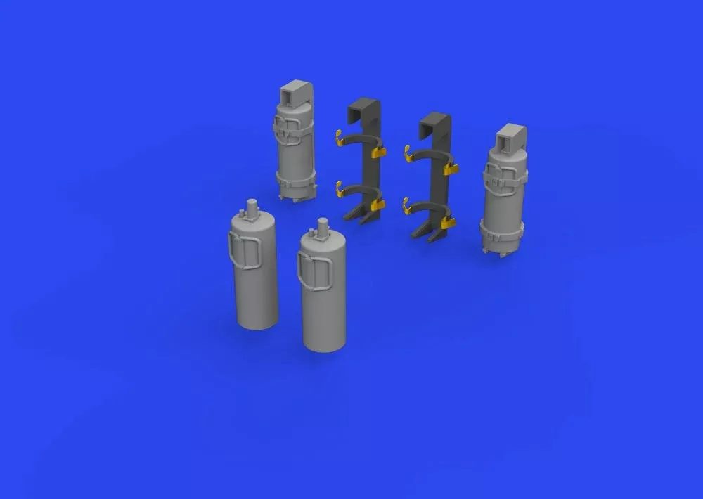 Eduard 635034 1/35 Armor- WWII German Fire Extinguishers (Decals, Photo-Etch & R