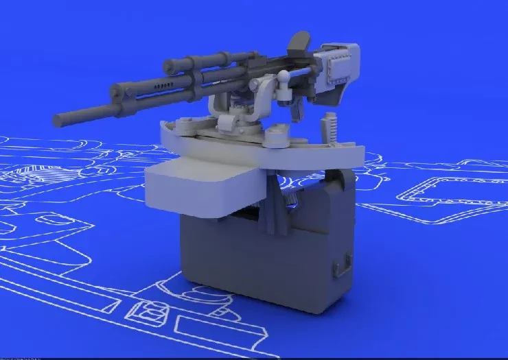 Eduard 648079 1/48 Aircraft- IL2 UBT Gun for TAM (Photo-Etch & Resin)