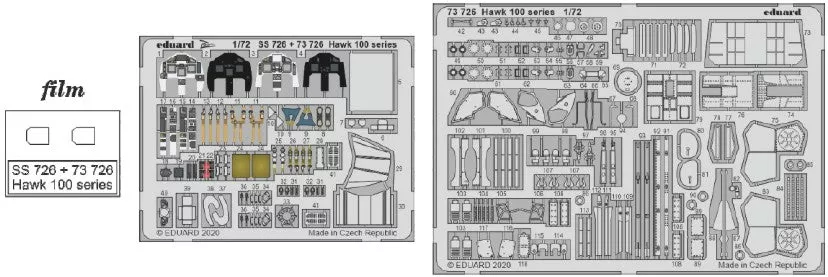 Eduard 73726 1/72 Aircraft- Hawk 100 Series for ARX (Painted)