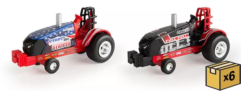 Ertl 37917C-CASE 1/64 Scale Case IH Puller Tractor Assortment