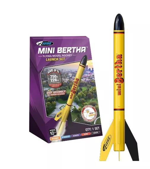 Estes Rockets Mini Bertha Launch Set – Beginner