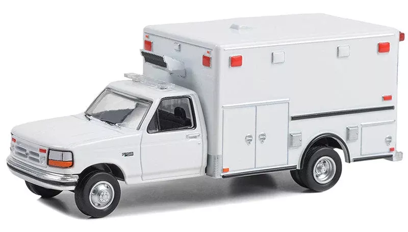 Greenlight 67061 1/64 Scale 1992 Ford F-350 Ambulance