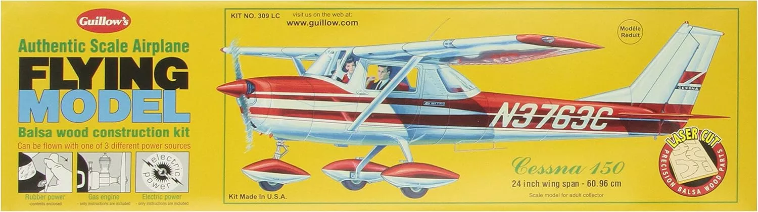 Guillow’s Cessna 150 Laser Cut Model Kit
